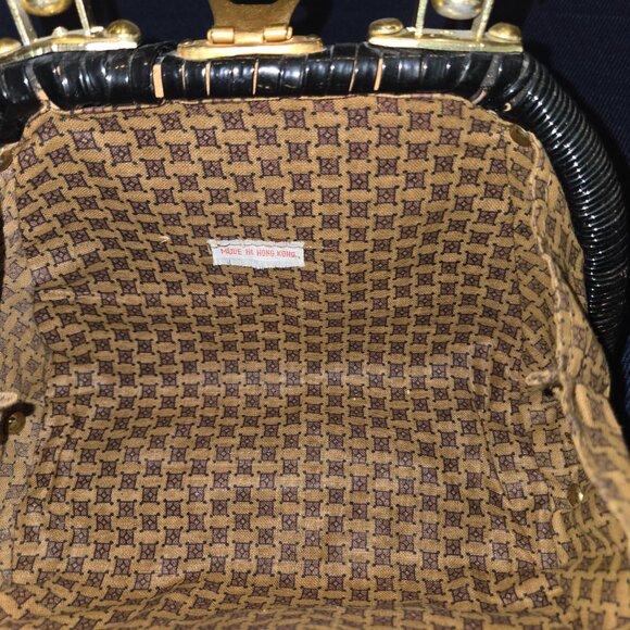 Vintage Wicker Basket Purse - Picture 5 of 6